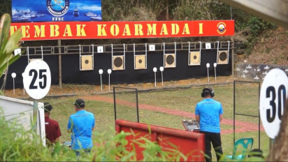 Lomba Menembak Piala Pangkoarmada Satu Meriahkan Hari Armada di Tanjungpinang