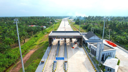 Dukung Nataru 2024/2025, Ruas Tol Kuala Tanjung - Indrapura Dibuka Secara Fungsional