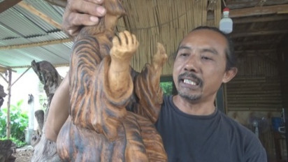 Menjelang Natal, Patung Yesus Karya Pemahat Jombang Diburu hingga Luar Kota