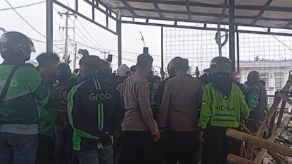 Ojol Vs Opang, Diduga Gegara Rebutan Penumpang 