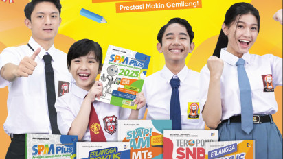 Penerbit Erlangga Hadirkan Seri Buku Panduan Belajar 2025, SPM Plus hingga Fokus SNBT