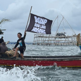 Ratusan Perahu Meriahkan Festival Dadap Vol 4, Warga Tegaskan: Dadap Bukan Lahan Kosong!
