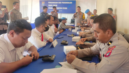 Antisipasi Penyalahgunaan Senjata, Kapolda Kaltara Pimpin Pemeriksaan Senpi dan Amunisi