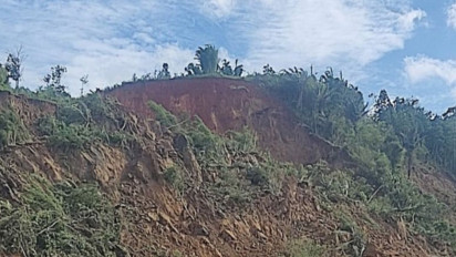 Gunung Garu Sukabumi Longsor, Puluhan Kepala Keluarga Mengungsi