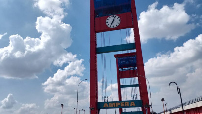 Jembatan Ampera Palembang Akan Ditutup Selama 2 Jam pada  Malam Pergantian Tahun