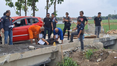Paman dan Keponakan di Brebes Peragakan 22 Adegan Pembunuhan Wanita yang Jasadnya Dilempar ke Sungai
