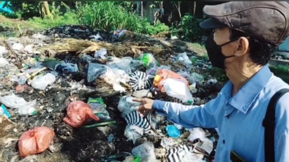 Libur Panjang, Warga Nganjuk Disuguhi Bau Sampah yang Tak Pernah Diangkut