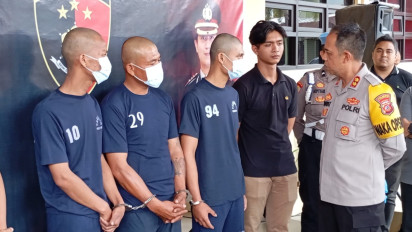 Polresta Bandung Tangkap 3 Pelaku Penganiyaan Ojol dan Penumpangnya 