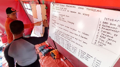 Tim SAR Perlebar Titik Operasi Pencarian Balita Hanyut di Surabaya