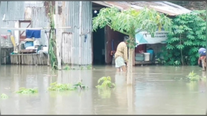 Banjir di Tanjunganom Nganjuk Belum Surut, Puluhan Rumah dan Hektaran Sawah Tergenang Air