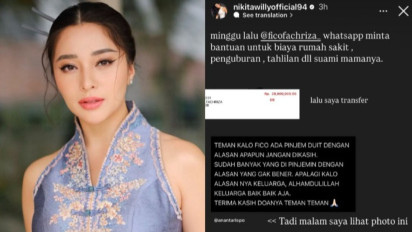 Jadi Salah Satu Korban Fico Fachriza, Nikita Willy Pernah Diminta Transfer Uang Rp28 Juta Ngaku Buat Biaya Rumah Sakit dan Pemakaman