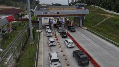 Meningkat Tajam, 17 ribu Kendaraan Melintas di Tol Pekanbaru - Dumai Saat Libur Nataru 