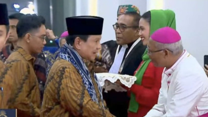 Masyarakat Minahasa Patut Berbangga, Prabowo Kenakan Kain Bentenan dalam Perayaan Natal Nasional 2024 di GBK