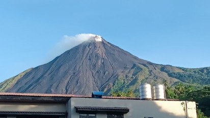 Gunung Karangetang di Sulut Berstatus Siaga, Warga Dilarang Beraktivitas Dalam Radius 2,5 Kilometer dari Kawah
