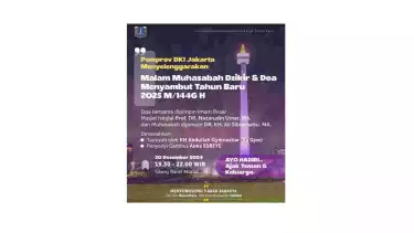 Pemerintah Provinsi (Pemprov) DKI Jakarta menggelar kegiatan “Malam Muhasabah, Dzikir, dan Doa Bersama Akhir Tahun 2024 dalam Menyambut Tahun Baru 2025 Masehi dan 1446 Hijriah”.