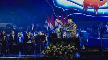 Hadiri Perayaan Natal Nasional, Presiden Prabowo Sampaikan Terima Kasih ke Kapolri & Panglima TNI