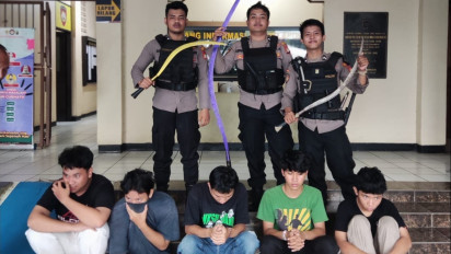 Tak Ada Ampun, Polisi Bergerak Tangkap Lima Pelaku Tawuran dan Dua Maling Ponsel di Jaksel