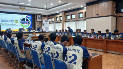 Persikotas FC Tasikmalaya Disambut Meriah usai Raih Juara Ketiga Liga 4 Jawa Barat