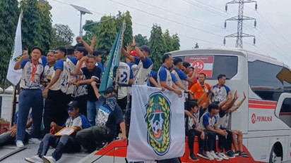 Meriah! Persikotas FC Tasikmalaya Gelar Pawai Kemenangan usai Raih Juara 3 Liga 4 Seri 2 Jawa Barat yang Turut Diramaikan Tasik City Society