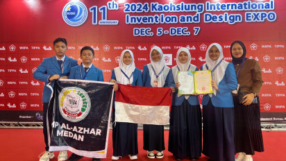Ciptakan Inovasi, SMP Al-Azhar Medan Sabet Medali Perunggu di Ajang Internasional