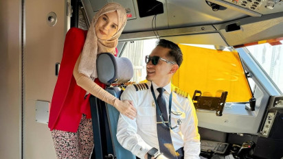Bukan karena Dikelilingi Pramugari Cantik saat Jadi Pilot Garuda, Istri Capt Rizka Leihitu Malah Lebih Khawatir Kalau Suaminya...