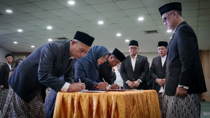 Lantik Pejabat di Masjid, BP Haji: Simbol Integritas, Kesederhanaan, dan Amanah