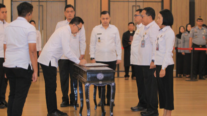 Pelantikan Pejabat Manajerial Kanwil Ditjenpas, Sesditjenpas: Tingkatkan Kinerja dan Pelayanan Publik
