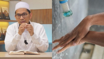 Jangan Keliru Lagi, Ternyata ini Cara Terbaik Basuh Tangan dalam Wudhu agar Dosa Berguguran Kata Ustaz Adi Hidayat