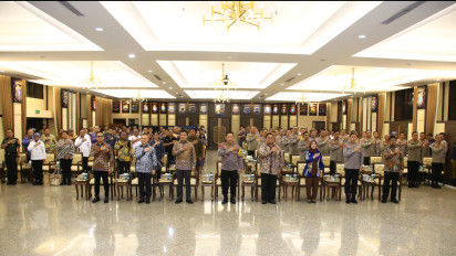 Buka Rilis Akhir Tahun 2024, Kapolri Doakan 987 Anggota yang Gugur