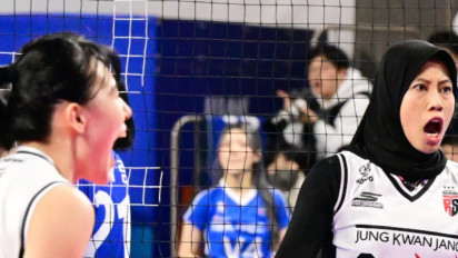 Daftar 10 Korban 'Headshot' Megawati Hangestri di Liga Voli Korea, Nomor 10 Pemain IBK Altos Langsung Terkapar di Lapangan