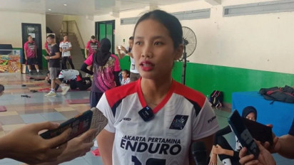 Tisya Amallya Ungkap Jakarta Pertamina Enduro Jalani Latihan Tanpa Pemain Asing Jelang Final Four Proliga 2025