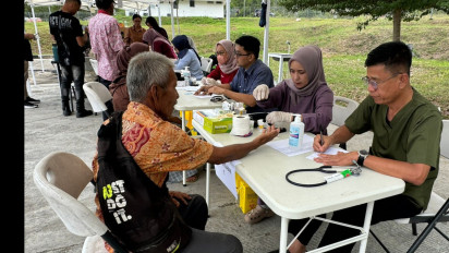 MEG Gelar Bakti Sosial Pengobatan Gratis dan Pemeriksaan Kesehatan untuk Warga Rempang-Galang