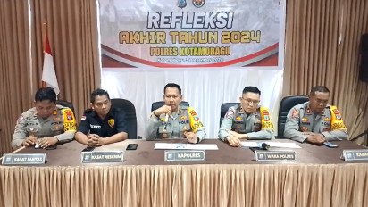 Refleksi Akhir Tahun Polres Kotamobagu, Jumlah Pelanggar Lalu Lintas Meningkat