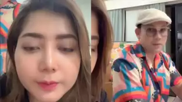 Live TikTok Pratiwi Noviyanthi dan Denny Sumargo
