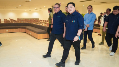 Erick Thohir Optimalkan Pelayanan Haji dan Umrah di Terminal 2F Bandara Soetta
