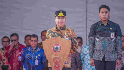 Apel Awal Tahun, Pj Gubernur DKI Teguh Beri Arahan pada ASN: APBD Terbesar dalam Sejarah, Siap Transformasi Jakarta Jadi Kota Global