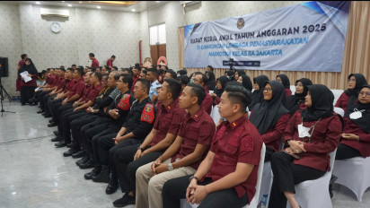 Lapas Narkotika Jakarta Gelar Rapat Kerja, Bahas Evaluasi, Pencapaian hingga Persiapkan Tahun Anggaran 2025