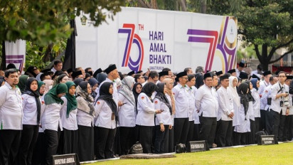 Kemenag Gelar Upacara Peringatan Hari Amal Bhakti Ke-79