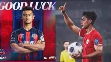 Pemain Timnas Indonesia Pratama Arhan