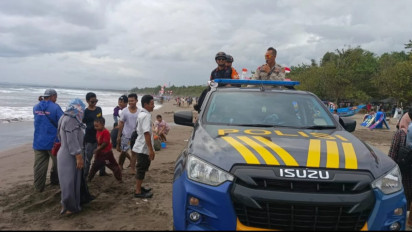 Anggota Polsek Pagerageung Meninggal saat Bantu Wisatawan Hampir Tenggelam di Pantai Pangandaran
