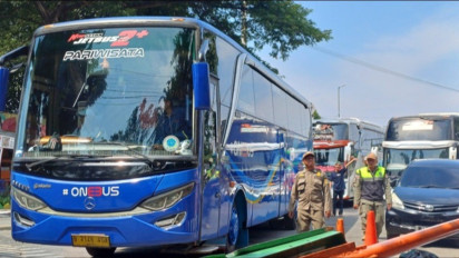 Puncak Arus Balik Libur Tahun Baru di Terminal Kalideres Diprediksi Terjadi Besok