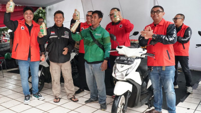 HUT Ke-52 PDIP, DPP BMI Gelar Cek Kesehatan dan Ganti Oli Gratis untuk Ojek Online
