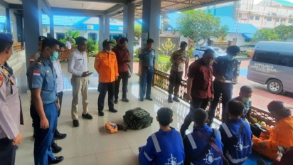 Tim SAR Gabungan Cari 3 Korban Kapal Tabrakan di Perairan Karimun Kepri
