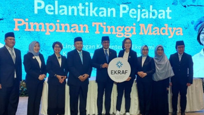 Menteri Ekonomi Kreatif Lantik 7 Pejabat Tinggi Madya