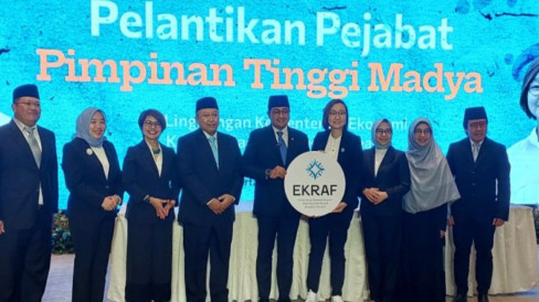 Menteri Ekonomi Kreatif Lantik 7 Pejabat Tinggi Madya