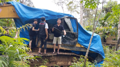 Amankan 3 Alat Berat PETI Sungai Telang, Polres Bungo Bidik Pemilik dan Pemodal