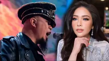 Kolase foto Ahmad Dhani dan Maia Estianty