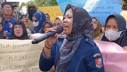 Tangisan Guru Honorer di Depan Jaksa Mengadu Ada Dugaan Kecurangan Seleksi PPPK di Lampung Utara