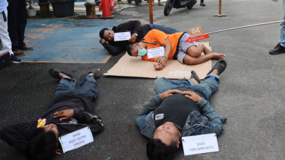 24 Adegan Diperagakan dalam Rekonstruksi Suami Bunuh Istri di Gudang Ekspedisi Bantul