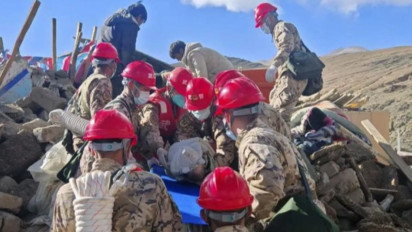 Pascagempa Magnitudo 6,8 di Xizang China, 646 Gempa Susulan Terjadi